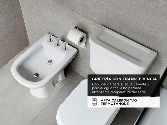 Griferia Bidet Piazza Guilty Cruz Transferencia Ceramico 22404 - 2