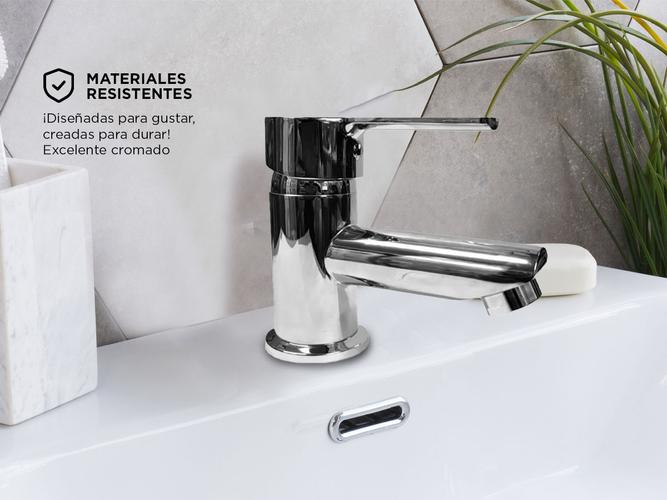 Griferia Lavatorio Hydros Mesada Bajo Monocomando Cromo 33911 - 2