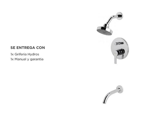 Griferia Ducha Hydros Calyx Monocomando Transferencia Duchador - 5