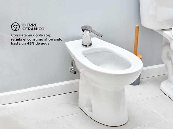 Griferia Bidet Hydros Calyx Cierra Ceramico Baño 45911 - 2