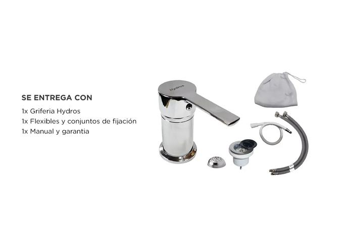Griferia Bidet Hydros Calyx Cierra Ceramico Baño 45911 - 5