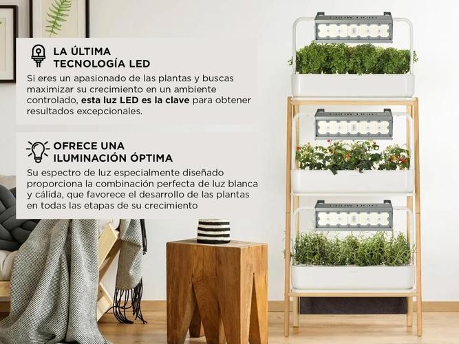Luz Led Cultivo Indoor Gadnic Reflector Blanco de 60w - 2