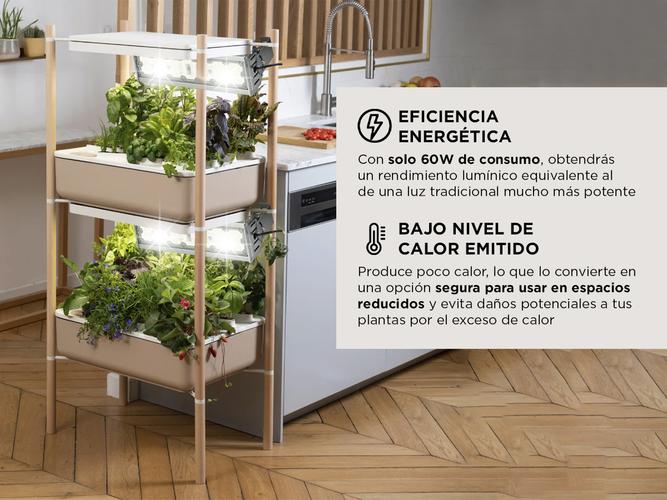 Luz Led Cultivo Indoor Gadnic Reflector Blanco de 60w - 4