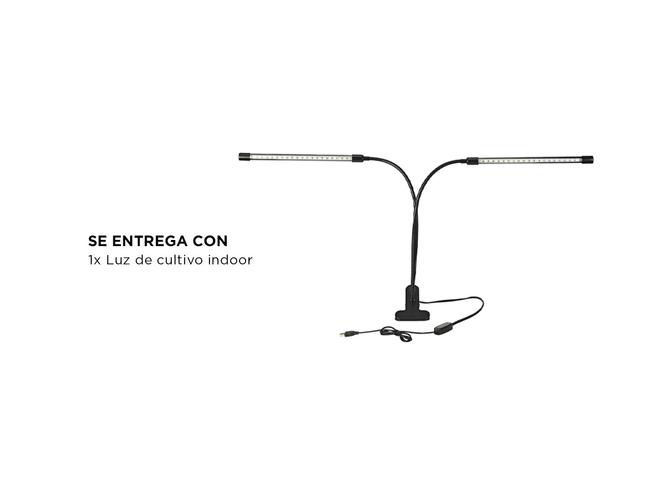 Luz Led Cultivo Indoor Gadnic GROW3 Espectro Completo Rojo y Blanco - 6
