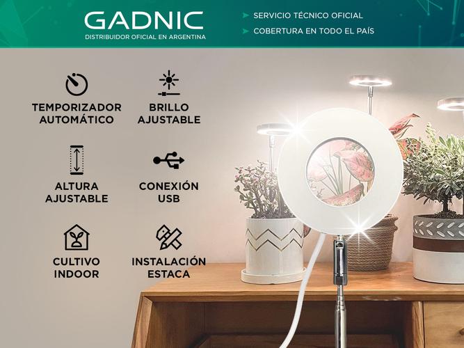 Aro de Luz de Cultivo Gadnic GROW4 Indoor Temporizador Automático - 1