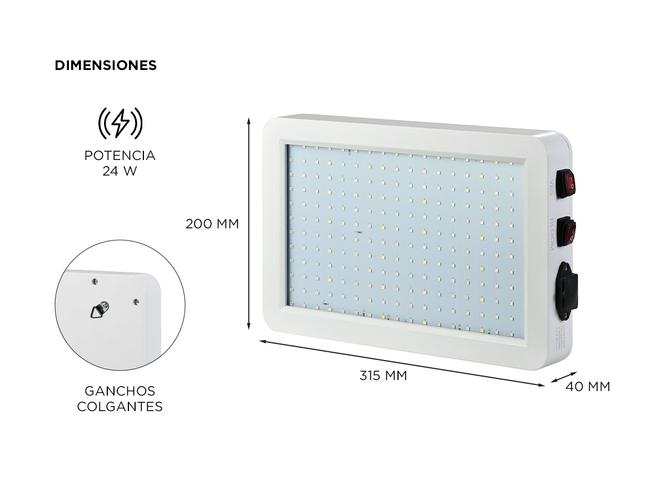 Luz Led de Cultivo Indoor Gadnic Grow5 Colgante  - 3