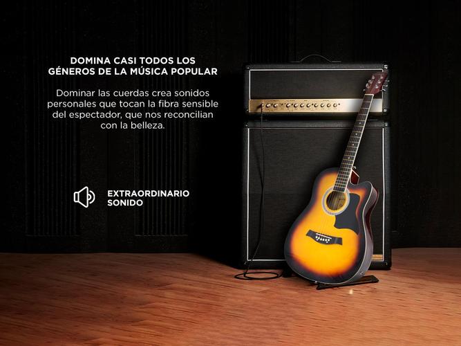 Guitarra Guitarra Electroacustica Gadnic Controles en Guitarra - 3