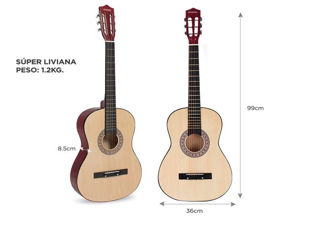 Guitarra Criolla Gadnic 39 COLOR - 5
