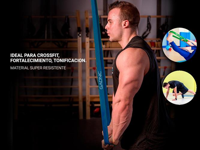 Bandas Elásticas Gadnic Kit x5 Isométricas 5 Intensidades Super Resistentes - 3