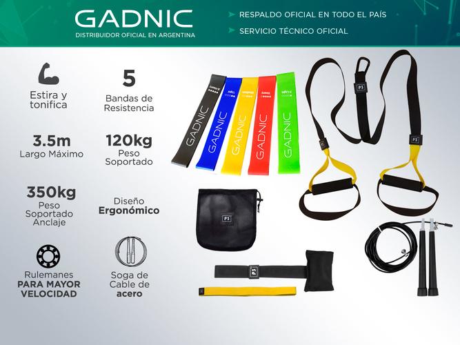 Kit Banda de Suspension P3 Pro  + Bandas de Resistencia + Soga Gadnic - 1