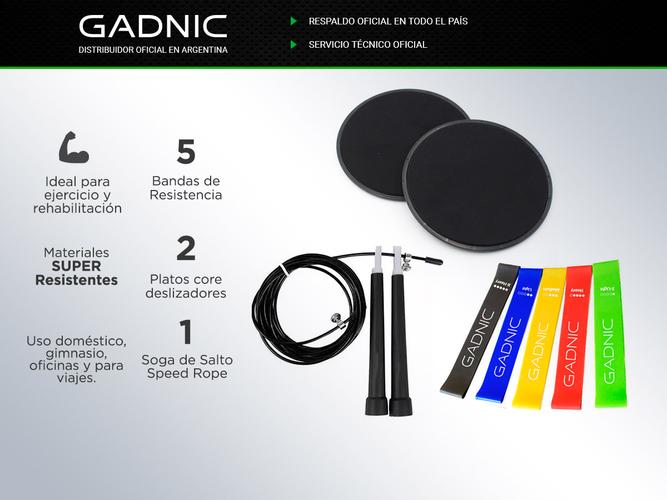 Kit Gadnic Para Entrenamiento Funcional Gym Crossfit - 1