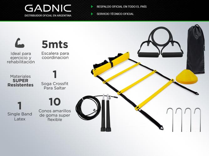 Kit Entrenamiento Funcional Gadnic Fitnes Running - 1