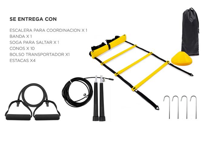 Kit Entrenamiento Funcional Gadnic Fitnes Running - 6
