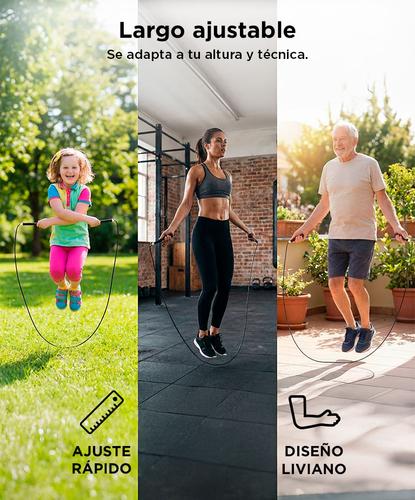 Soga De Saltar Gadnic Speed Rope Metalica - 4