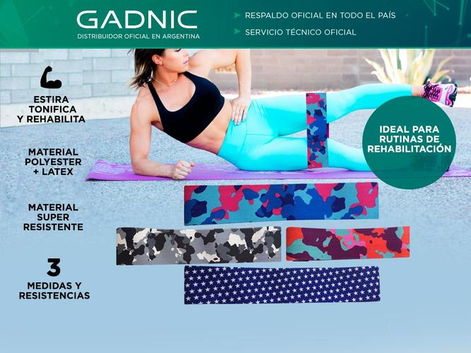 Kit 4 Bandas Isométricas Gadnic Polyester - 1