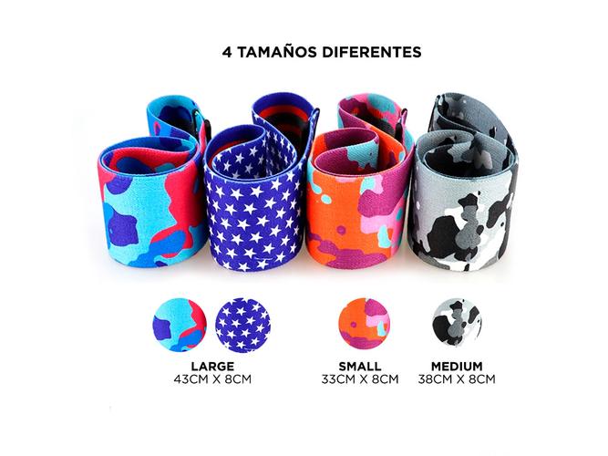 Kit 4 Bandas Isométricas Gadnic Polyester - 4