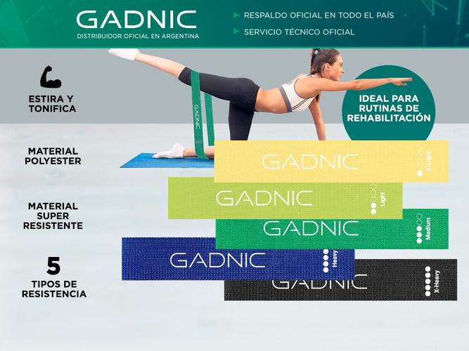 Kit 5 Bandas Isométricas GADNIC POLYESTER - 1