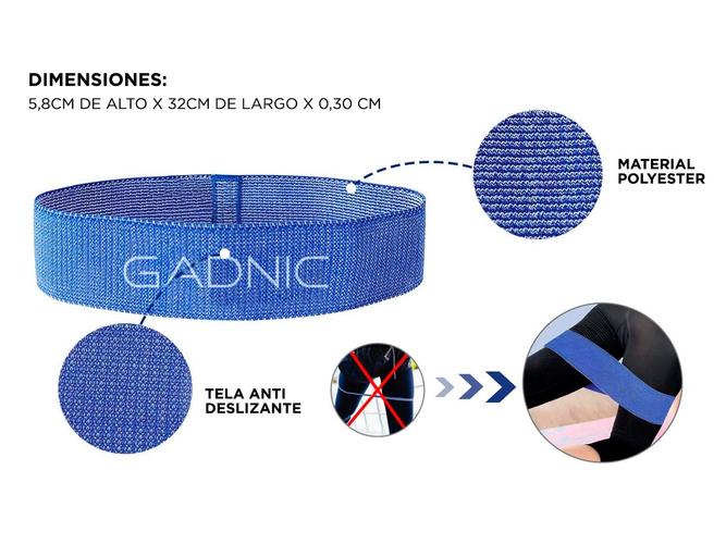 Kit 5 Bandas Isométricas GADNIC POLYESTER - 3