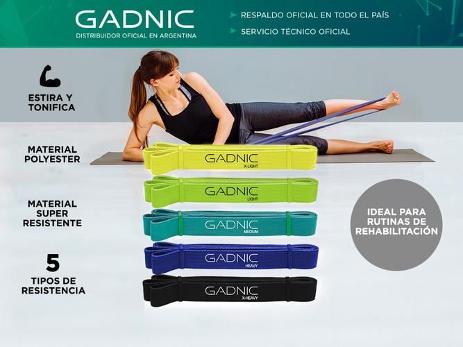 Kit 5 Bandas Isométricas Largas GADNIC POLYESTER - 1