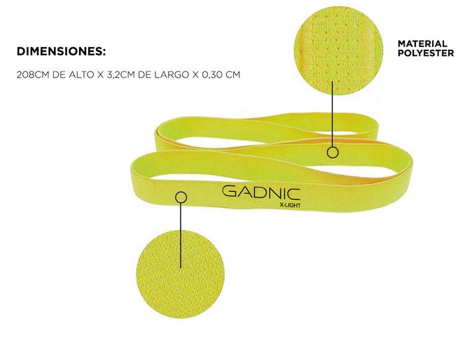Kit 5 Bandas Isométricas Largas GADNIC POLYESTER - 4