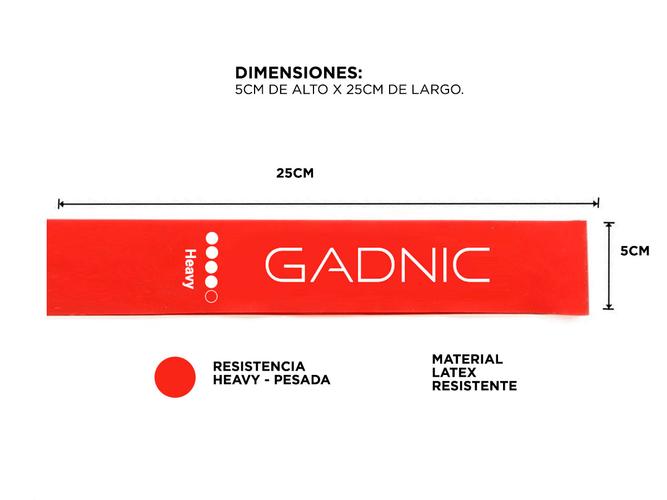 Banda De Resistencia Gadnic Latex Heavy - 2
