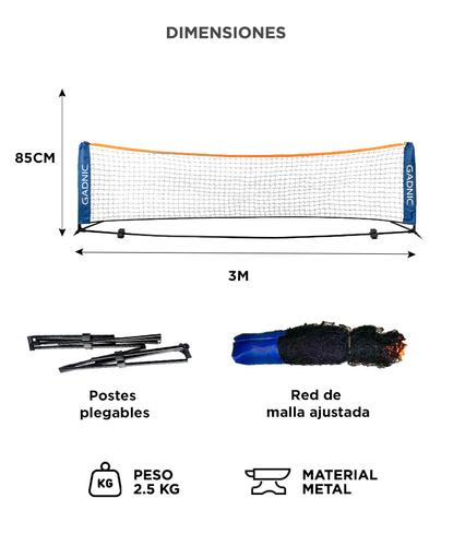 Red de Fútbol Tenis Gadnic Sport Kit Completo - 4