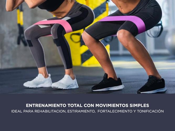 Bandas Elásticas Gadnic Fit Polyester Kit x3 de Resistencia Circulares Isométricas  Bolso - 2