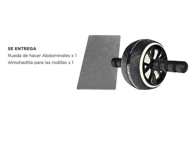 Rueda Abdominales Gadnic Fit Ab Wheel Ancha Resistente + Matt Para Rodillas - 6