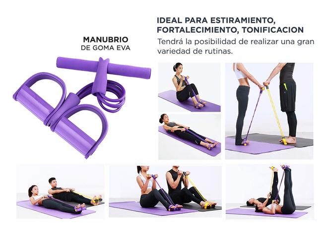 Banda De Resistencia Yoga Latex Mutifuncion PRO - 4