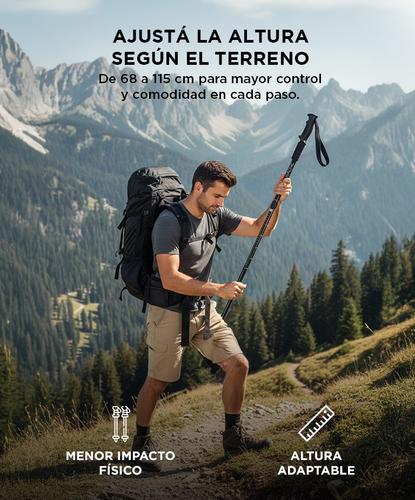 Kit Bastones Trekking Gadnic Telescopico Antishock - 2