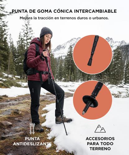 Kit Bastones Trekking Gadnic Telescopico Antishock - 4
