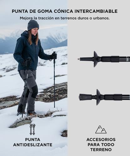 Kit Bastones Gadnic Para Trekking Senderismo Antishock  - 4