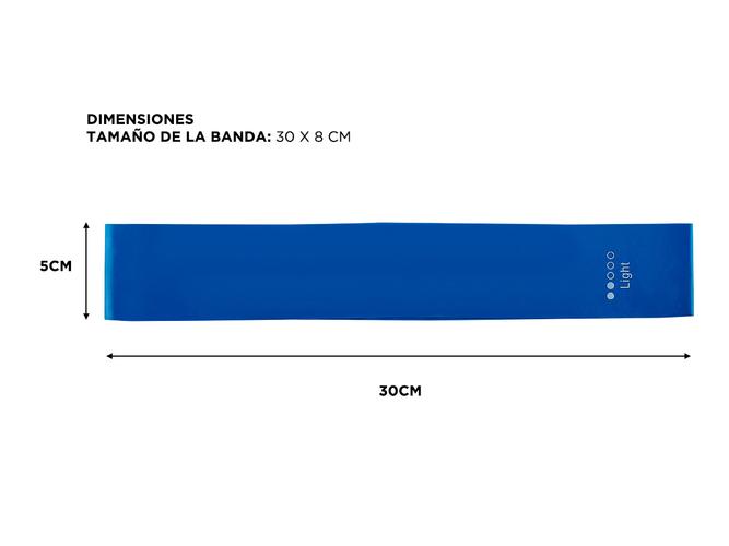 Set De Bandas Elásticas Gadnic LFP0100 Distintos Niveles de Resistencia - 5