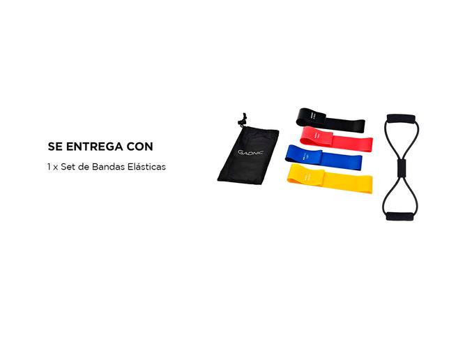 Set De Bandas Elásticas Gadnic LFP0100 Distintos Niveles de Resistencia - 6