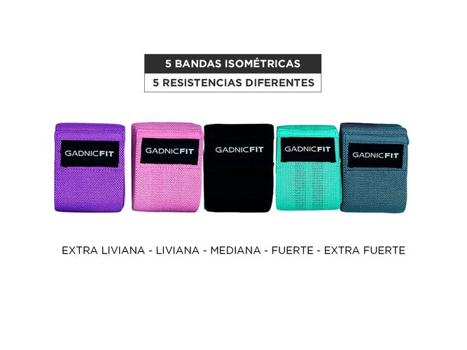 Set x5 Bandas Elásticas Gadnic Isométricas - 4