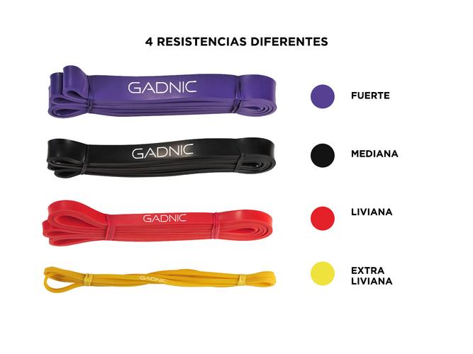 Juego de 4 Bandas de Resistencia GADNIC Para Ejercicio - 4