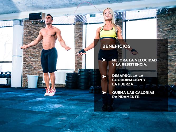 Soga Crossfit Funcional Gadnic Pro Aluminio Rulemanes Cable Acero 3mts - 3