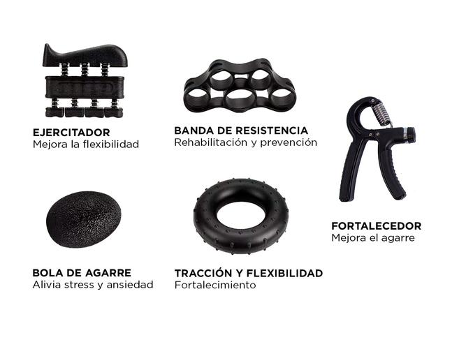 Fortalecedor De Agarre 5 En 1 Gadnic Ejercitador De Mano - 3