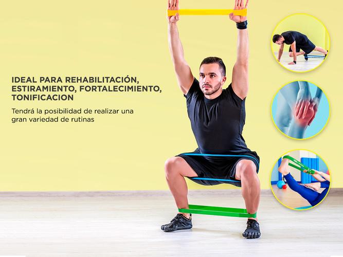 Colchoneta Yoga Mat PVC  Kit de Bandas de Resistencia - 4