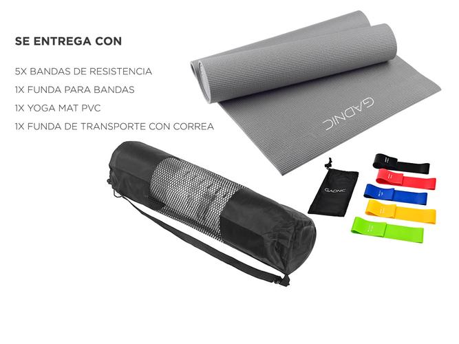Colchoneta Yoga Mat PVC  Kit de Bandas de Resistencia - 6