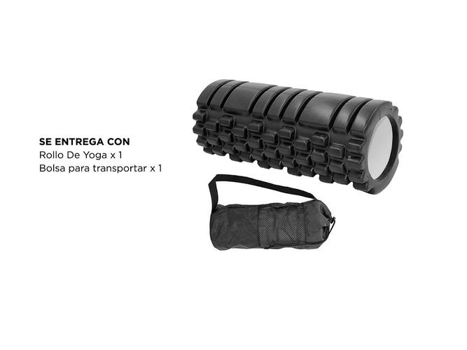 Rolo Pilates Yoga Gadnic Foam Roller Masajeador Texturado 33cm Hasta 150kg - 5