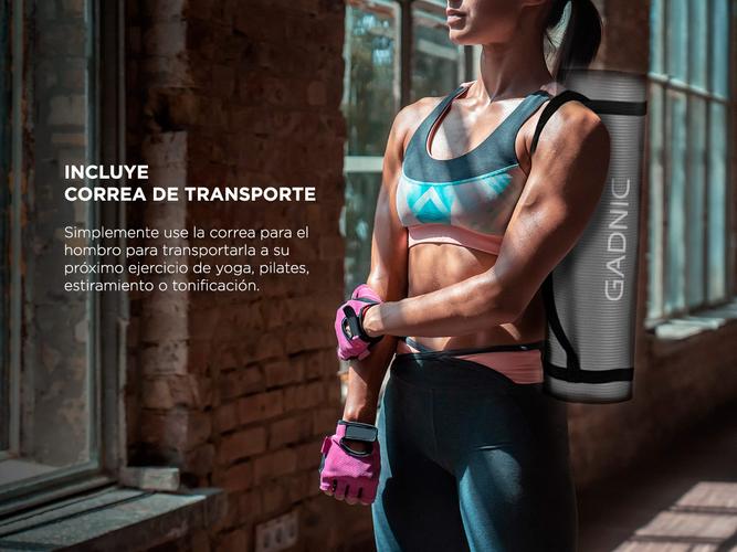 Colchoneta Yoga Mat Gadnic NBR + Correa - 3