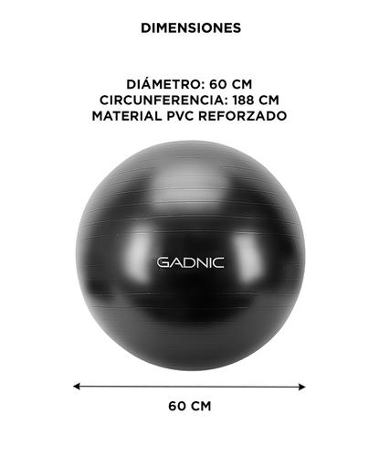 Pelota De Yoga Gadnic 60 m  Inflador  - 5