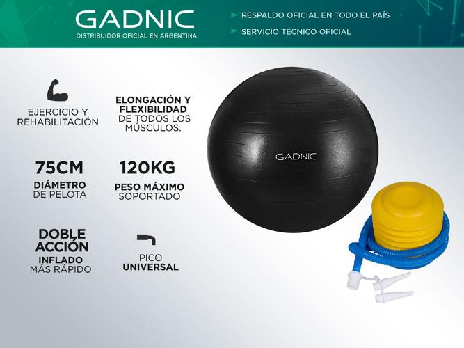 Pelota De Yoga Gadnic 75cm + Inflador  - 1