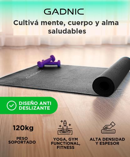 Colchoneta Yoga Mat Gadnic PVC 173x61cm 3 mm - 1