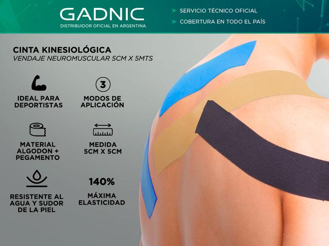 Kit x6 Cinta Neuromuscular de Terapia Kinesiología - 1