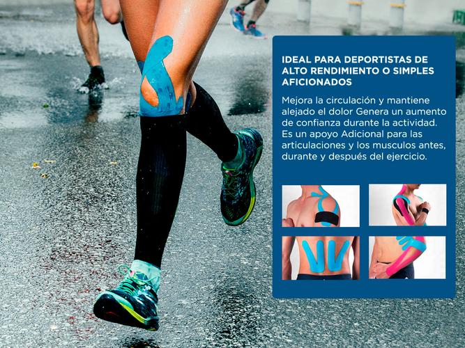 Kit x6 Cinta Neuromuscular de Terapia Kinesiología - 2