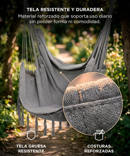 Hamaca Paraguaya Gadnic Silla Colgante Reforzada - 3