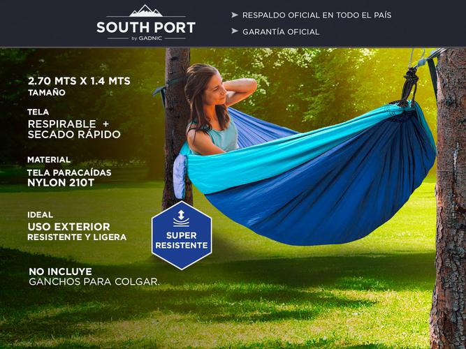 Hamaca Colgante Gadnic 270x140cm nylon Utraliviana - 1