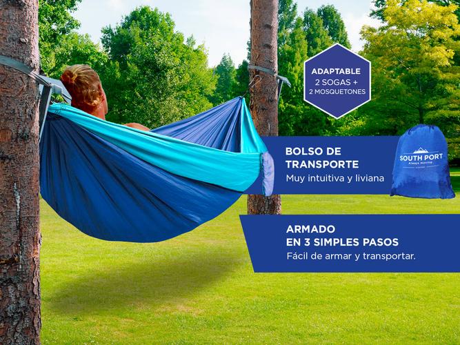 Hamaca Colgante Gadnic 270x140cm nylon Utraliviana - 2